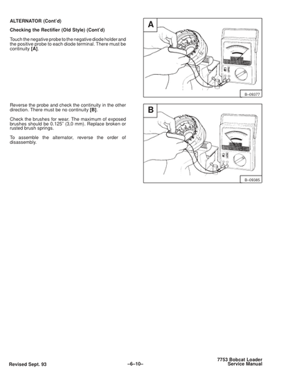 Bobcat 7753 Skid Steer Loader Service Manual PDF