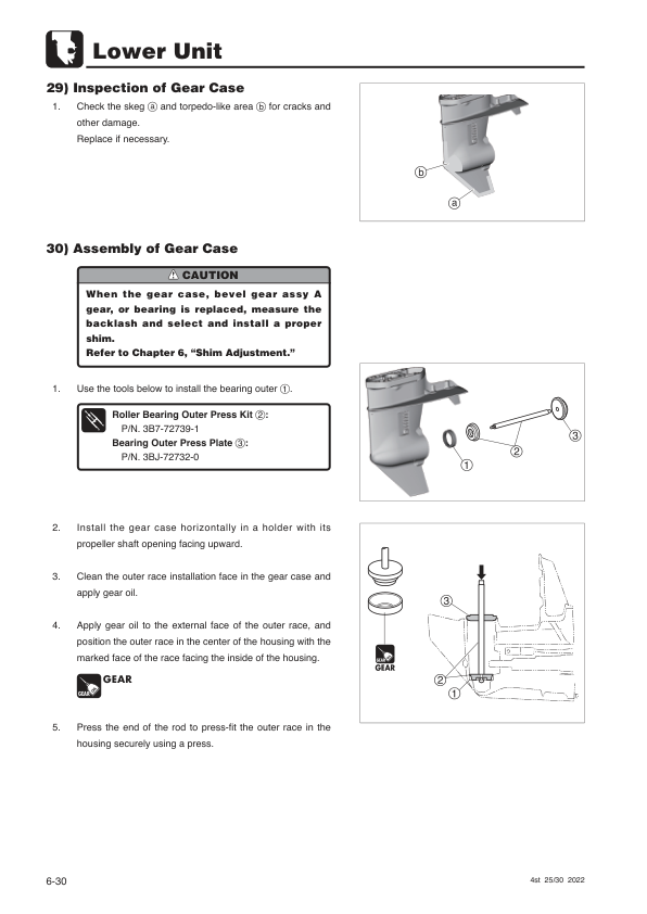 Tohatsu MFS25D MFS30D Outboard Service Manual PDF | 2022-2026