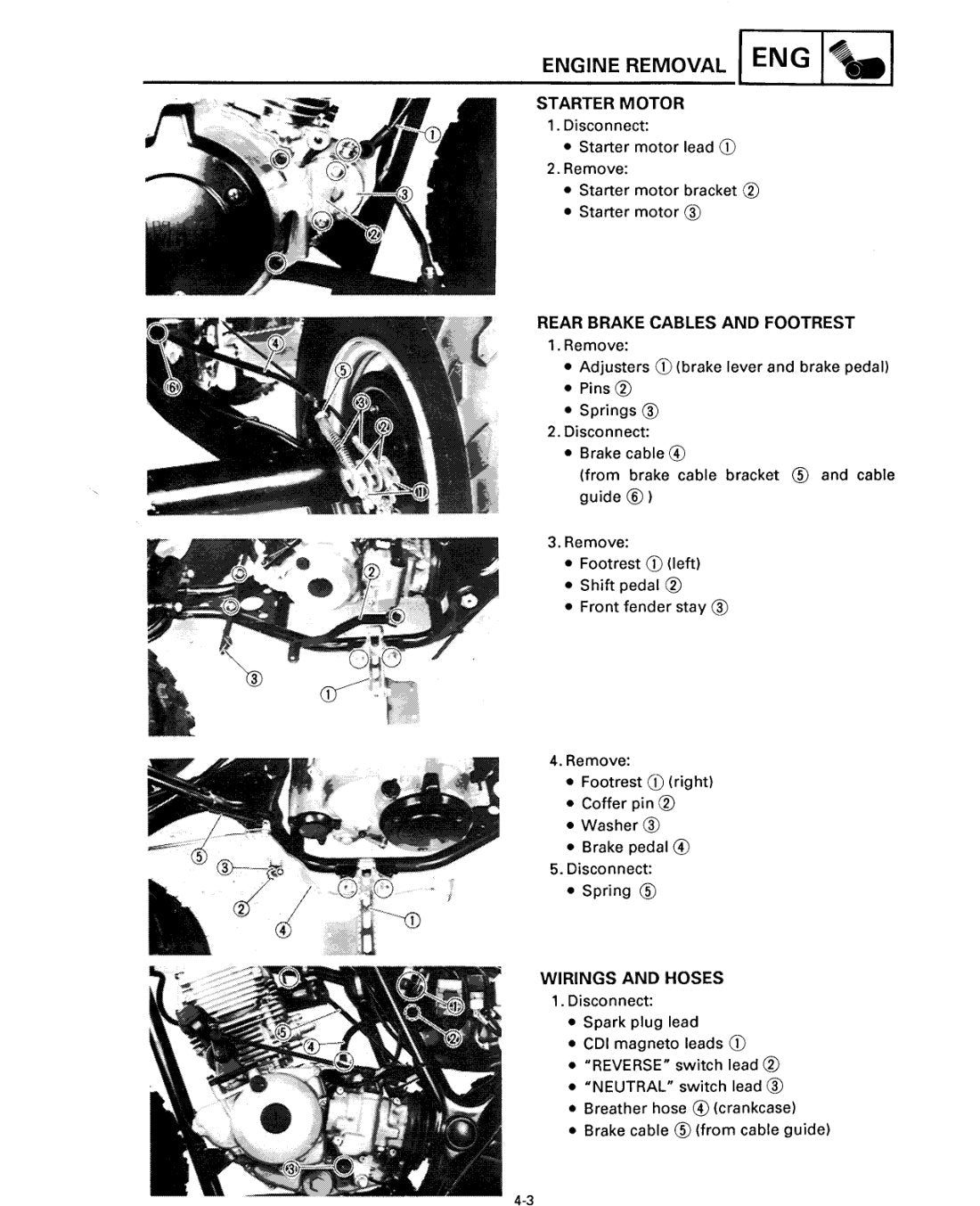 Yamaha Timberwolf YFB250 1995 service manual - page 141