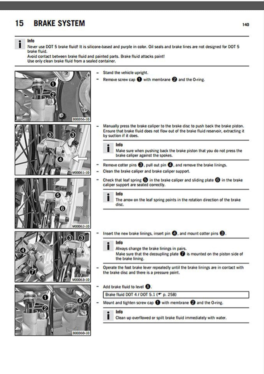 KTM 450 SX-F 2015 service manual - page 142