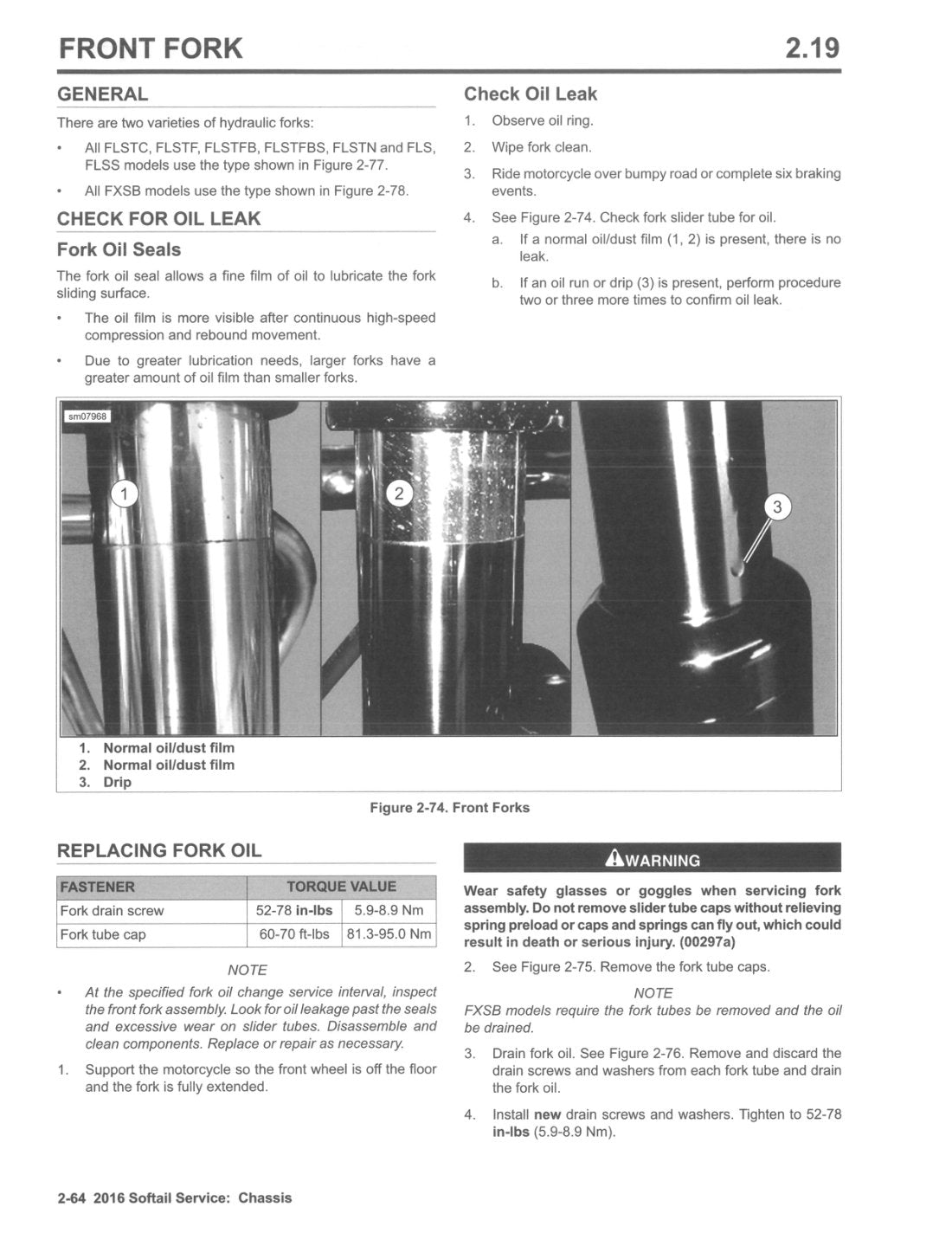 2016 Harley-Davidson Softail Motorcycle Service Manual - page 146