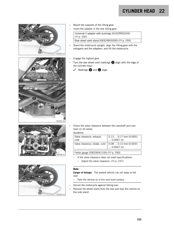 Manual de servicio de la motocicleta KTM 125 Duke | 2018-2023