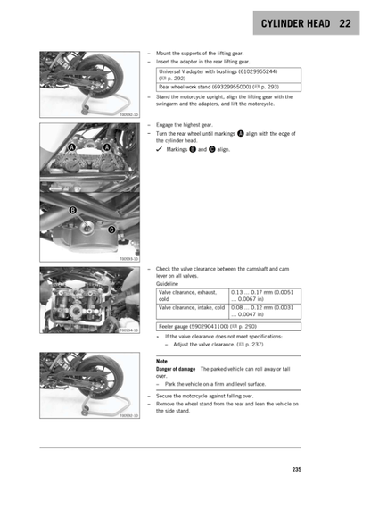Manual de servicio de la motocicleta KTM 125 Duke | 2018-2023