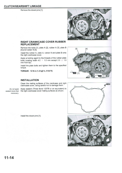 Manual de servicio de la motocicleta Honda VRF1200X Crossrunner | 2012-2021
