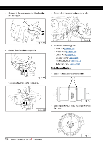 Manual de servicio de la motocicleta Royal Enfield Super Meteor 650 BS VI | 2022-2026