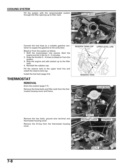 Manual de servicio de la motocicleta Honda CB400 Super Four | 2002–2007