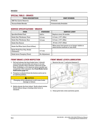 Manual de servicio de motocicleta Indian FTR1200 | 2019-2024