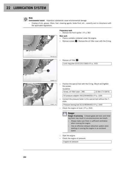 KTM 250 Duke Motorcycle Service Manual PDF | 2018-2023