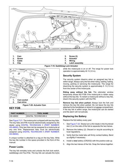 2017 Harley-Davidson Touring Service & Electrical Diagnostic Manual - page 1509