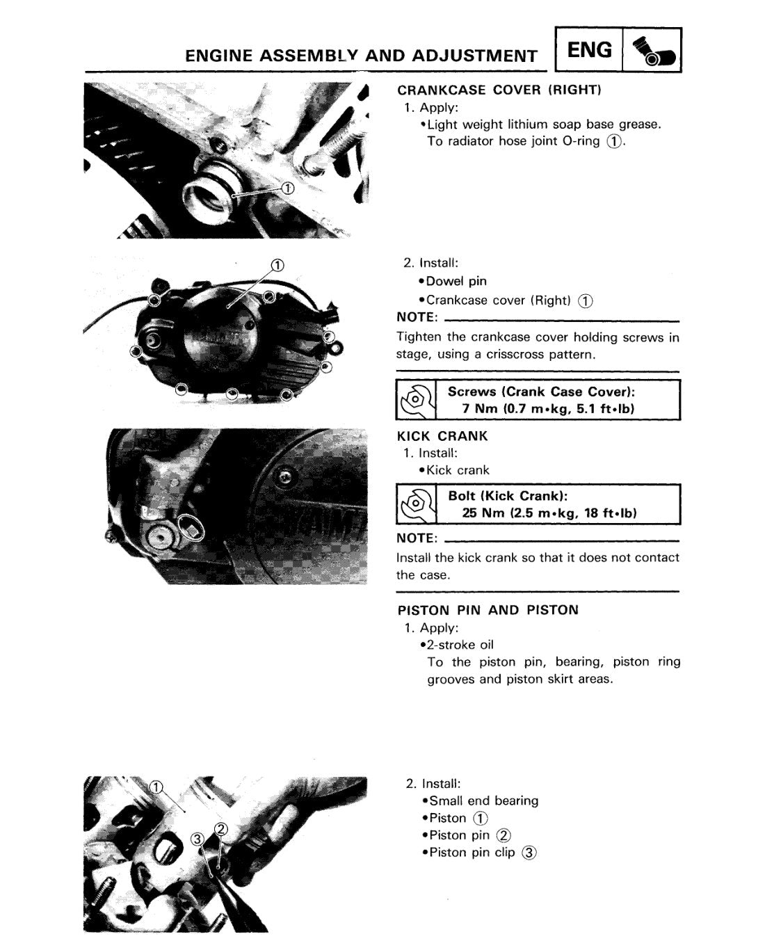Yamaha Banshee YFZ350 service manual - page 151