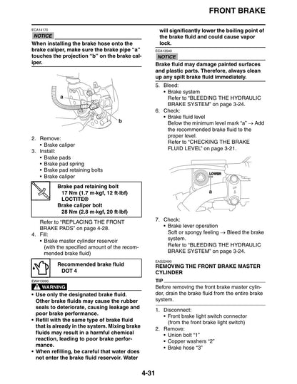 Yamaha YFZ450R 2009 service manual - page 152