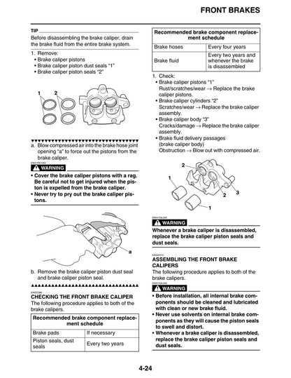 Yamaha Raptor 700R 2015 service manual - page 155