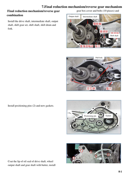 Kayo A180 ATV-Werkstatthandbuch PDF | 2021-2026
