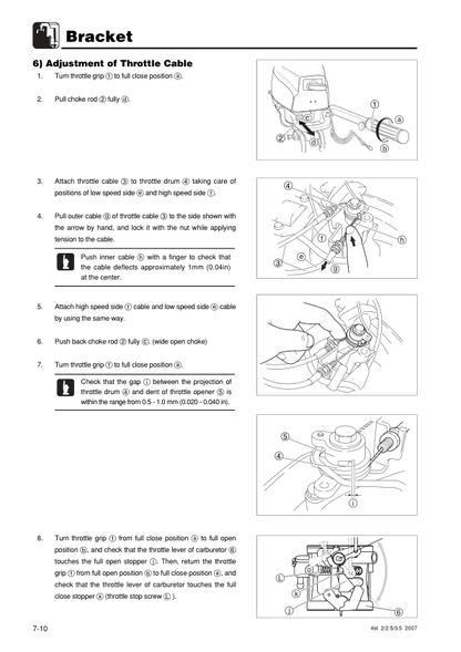 Manuale di servizio fuoribordo Tohatsu MFS 2 2.5 3.5 | 2007-2012