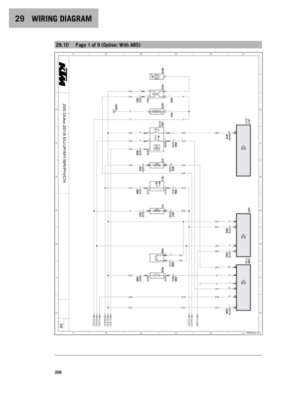 KTM 250 Duke Motorcycle Service Manual PDF | 2018-2023