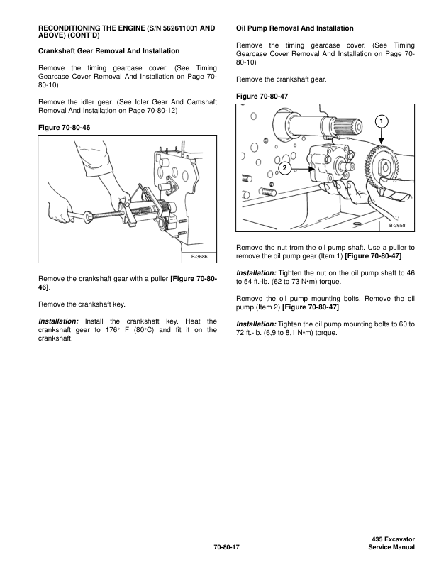 Manuale di servizio mini escavatore Bobcat 435