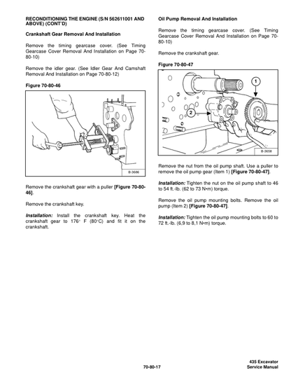 Manuale di servizio mini escavatore Bobcat 435