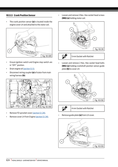 Manual de servicio de la motocicleta Royal Enfield Super Meteor 650 BS VI | 2022-2026