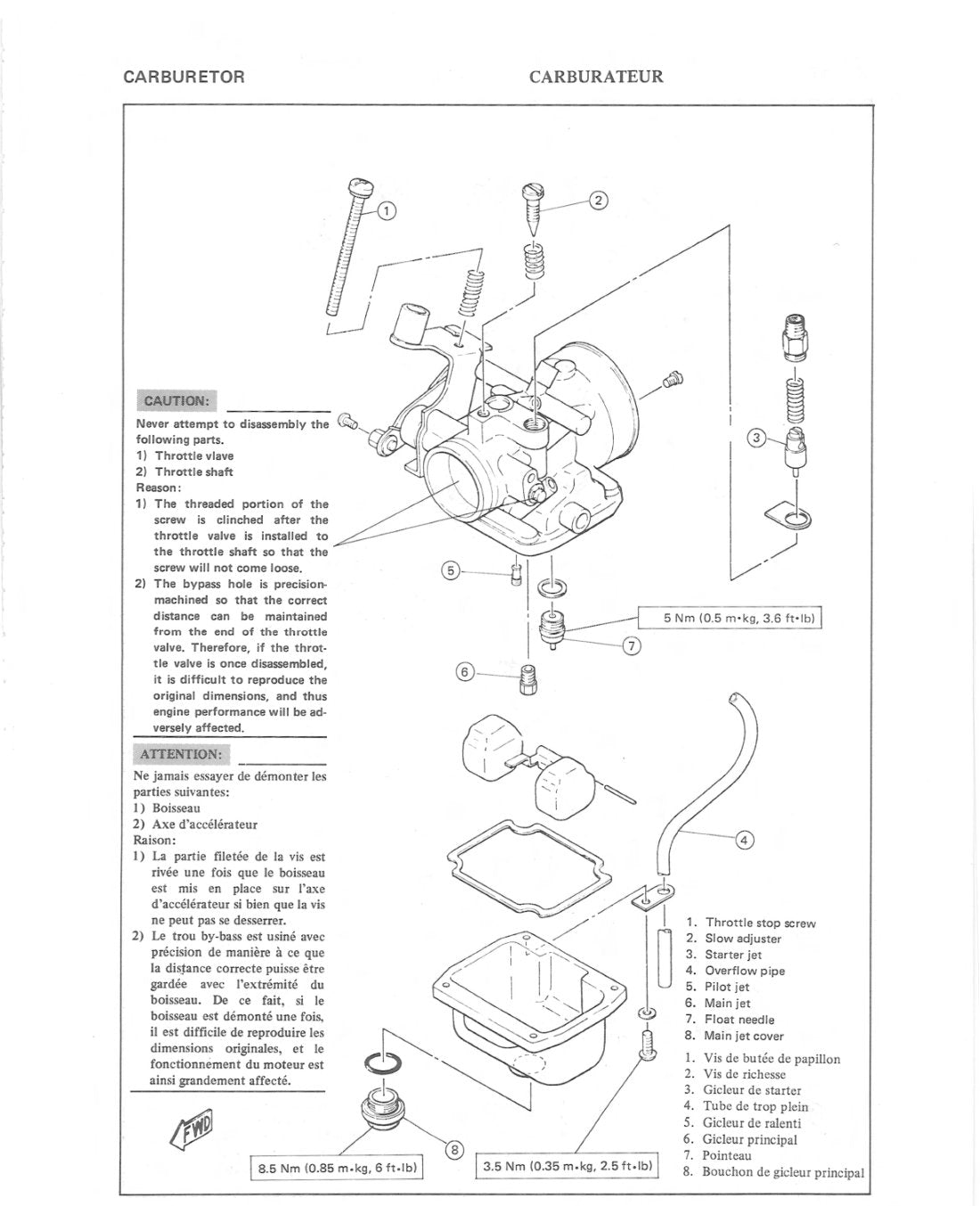 Yamaha ET300 Enticer service manual - page 160