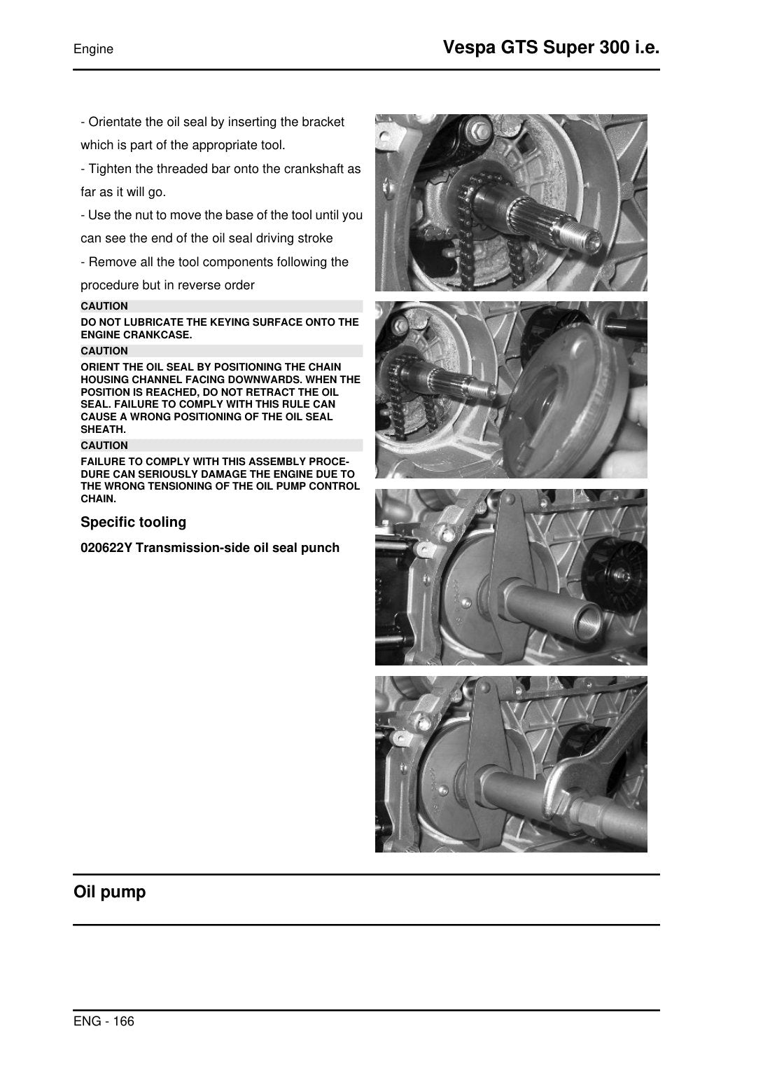 Vespa GTS 300 2015 service manual - page 166