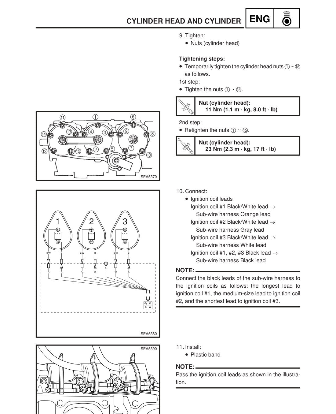 Yamaha VX600 SX600 MM600 VT600 service manual - page 168