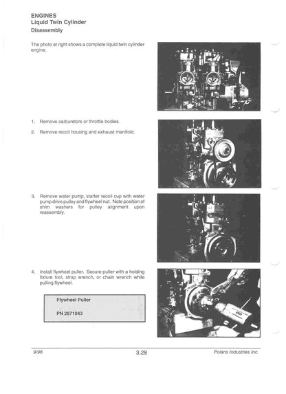 Polaris Snowmobile 1996-1998 service manual - page 171