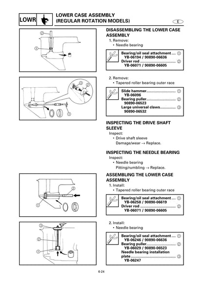 Yamaha 150-225 V6 Outboard 1998 service manual - page 171