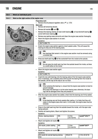 KTM 450 SX-F 2015 service manual - page 172