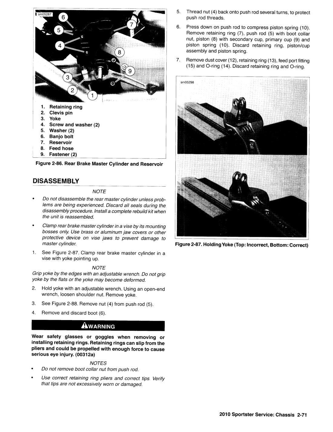 2010 Harley-Davidson Sportster Motorcycle Service Manual - page 172