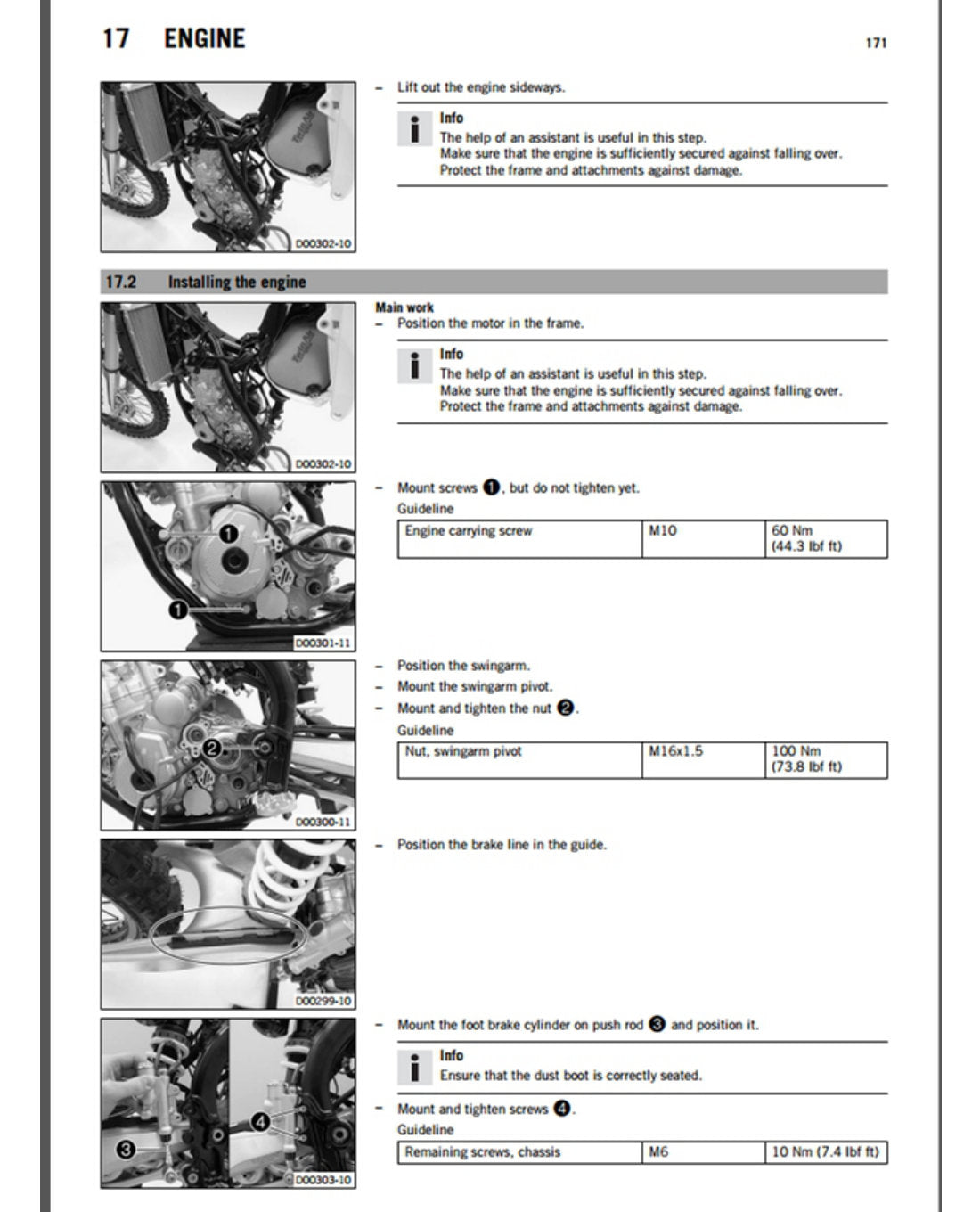 KTM 250 SX-F 2016 service manual - page 173