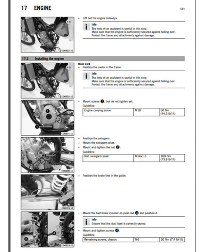 KTM 250 SX-F 2016 service manual - page 173