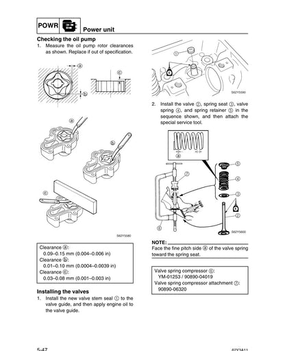 Yamaha F50A FT50B FT50C Outboard service manual - page 174