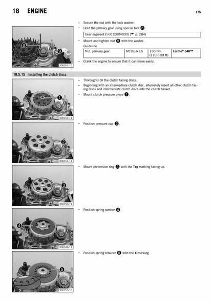 KTM 250 300 EXC 2015 service manual - page 177
