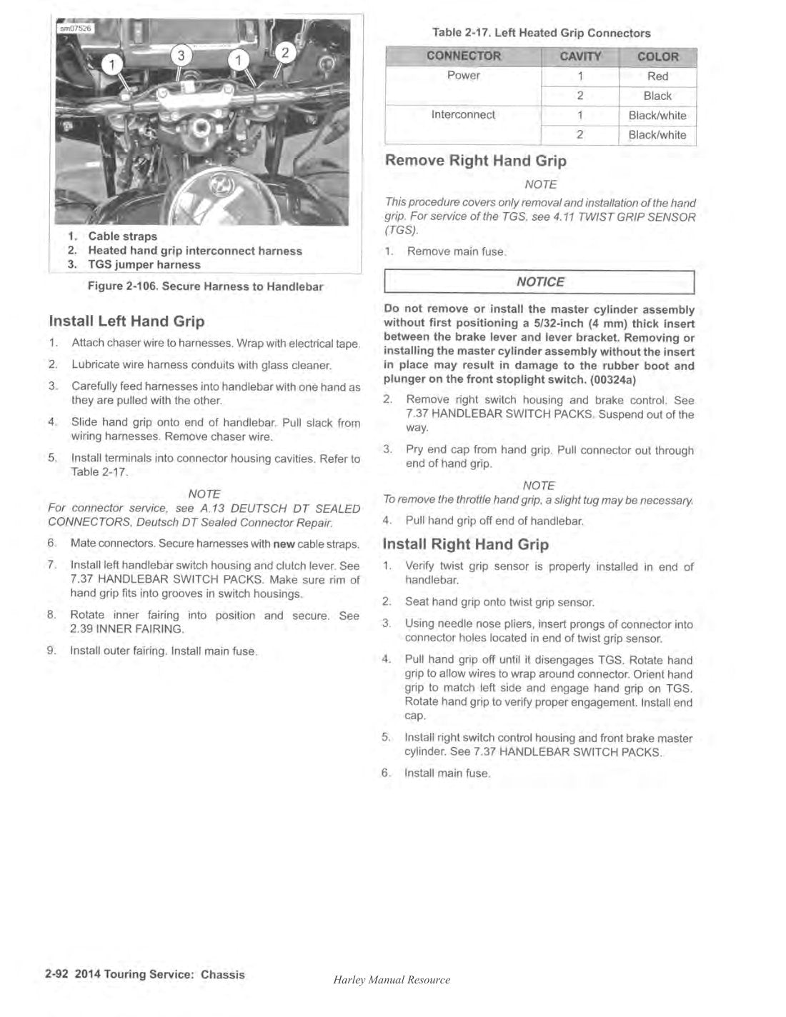 2014 Harley-Davidson Touring Motorcycle Service Manual - page 185