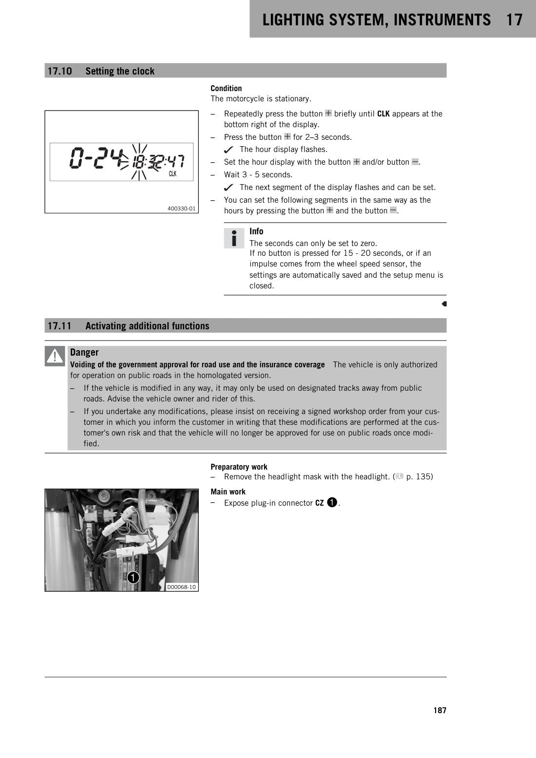 KTM 250 EXC TPI 2019 service manual - page 189