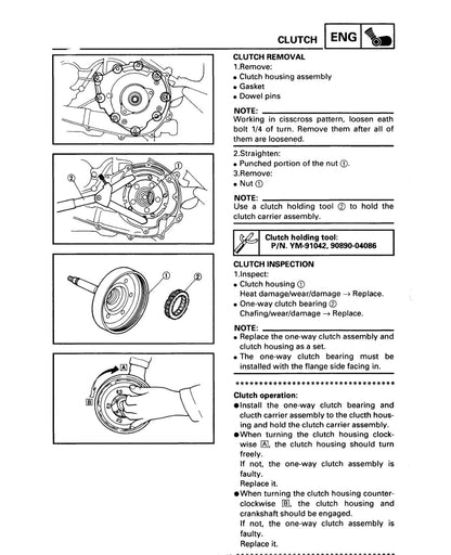 Yamaha Grizzly 600 YFM600FWA service manual - page 191