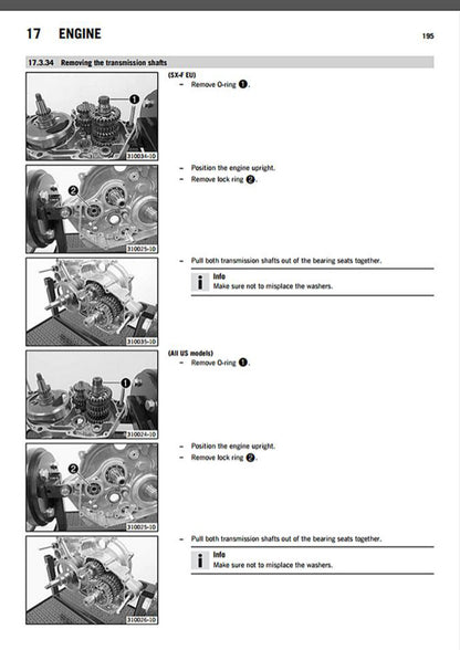KTM 450 SX-F 2016 service manual - page 197