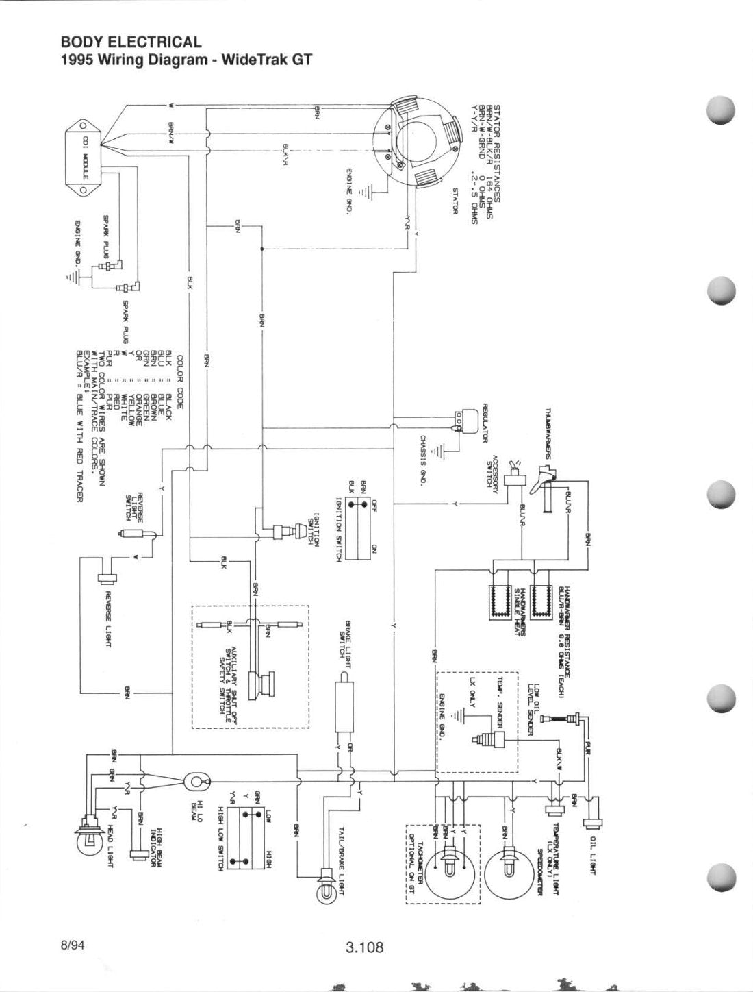 Polaris Snowmobile 1985-1995 service manual - page 199