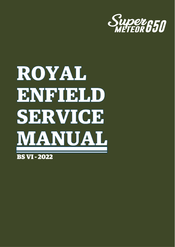 Manual de servicio de la motocicleta Royal Enfield Super Meteor 650 BS VI | 2022-2026