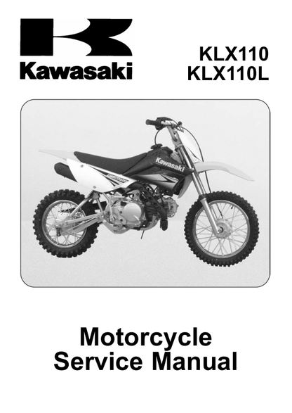 Manuale di servizio moto Kawasaki KLX110 | 2009-2016