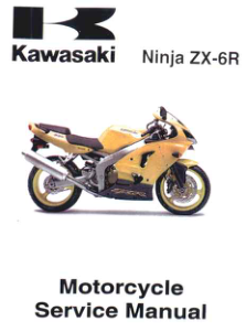 Manuale di servizio moto Kawasaki Ninja ZX-6R | 2000-2002