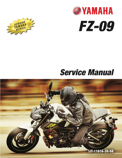 Manuale di servizio moto Yamaha MT09 FZ09 | 2017-2020 | MT-09 FZ-09