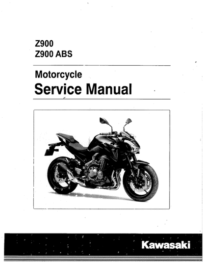 Manuale di servizio moto Kawasaki Z900 ABS | 2016-2019