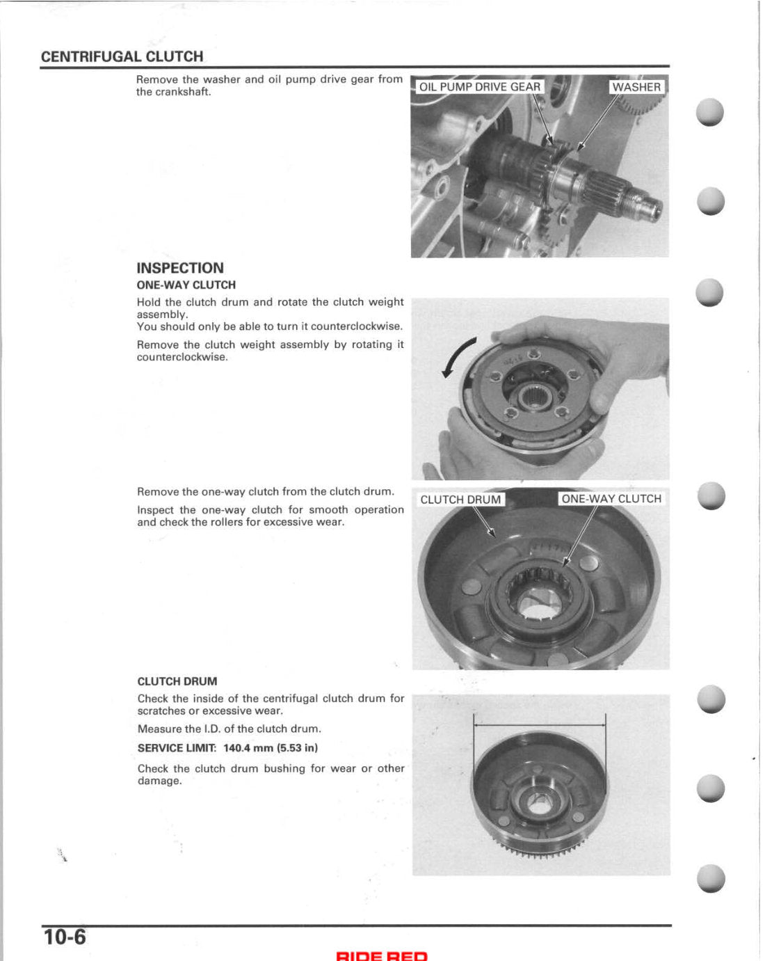 Honda Rancher 400 AT 2004-2007 service manual - page 200