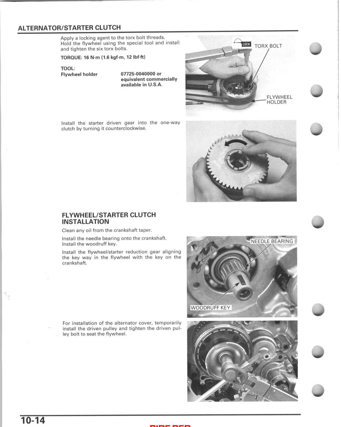 Honda Recon TRX250TE TRX250TM ATV Service Manual 2005-2011 - page 204