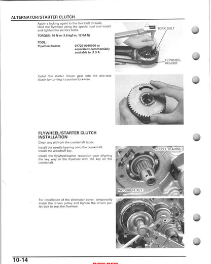 Honda Recon TRX250TE TRX250TM ATV Service Manual 2005-2011 - page 204