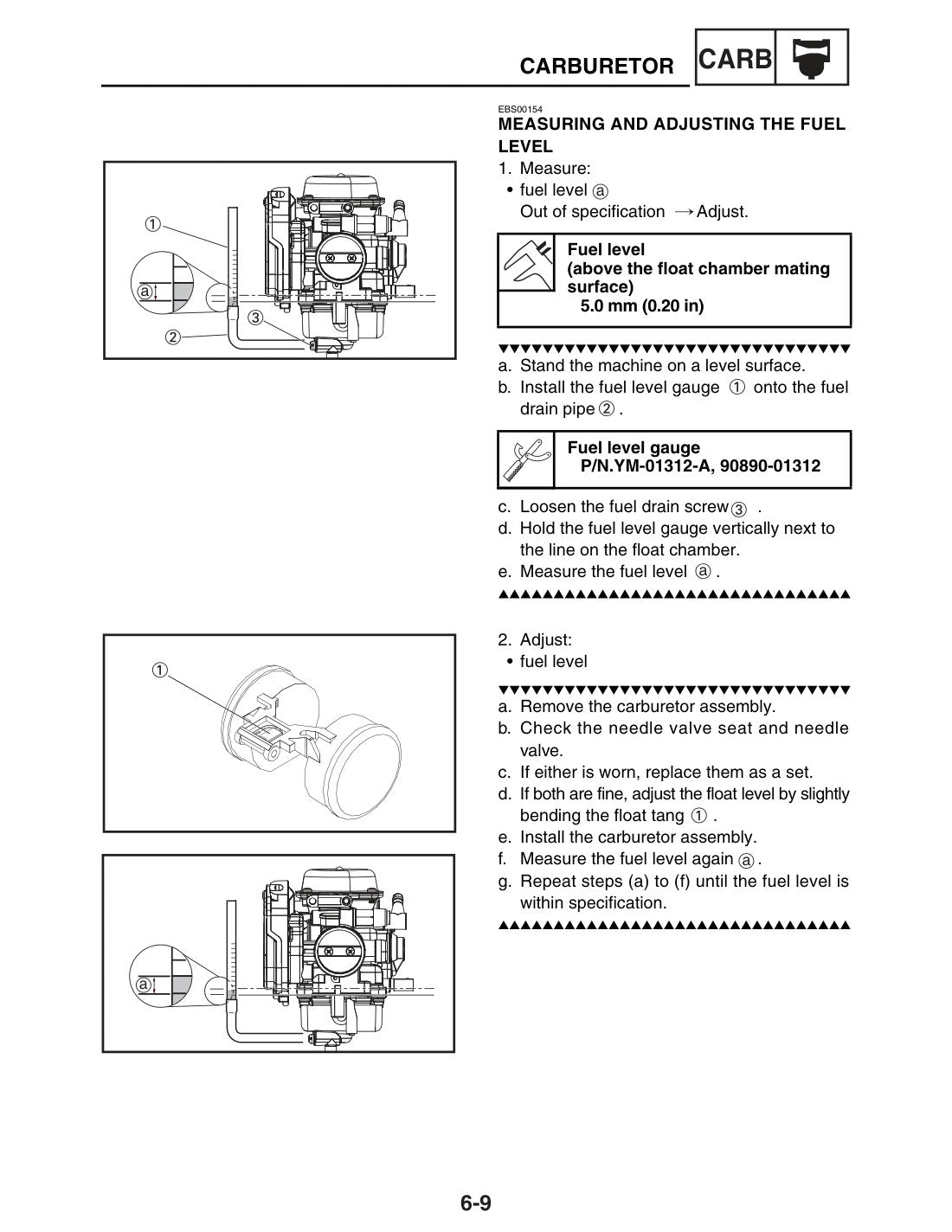 Yamaha Grizzly 300 2012 service manual - page 209