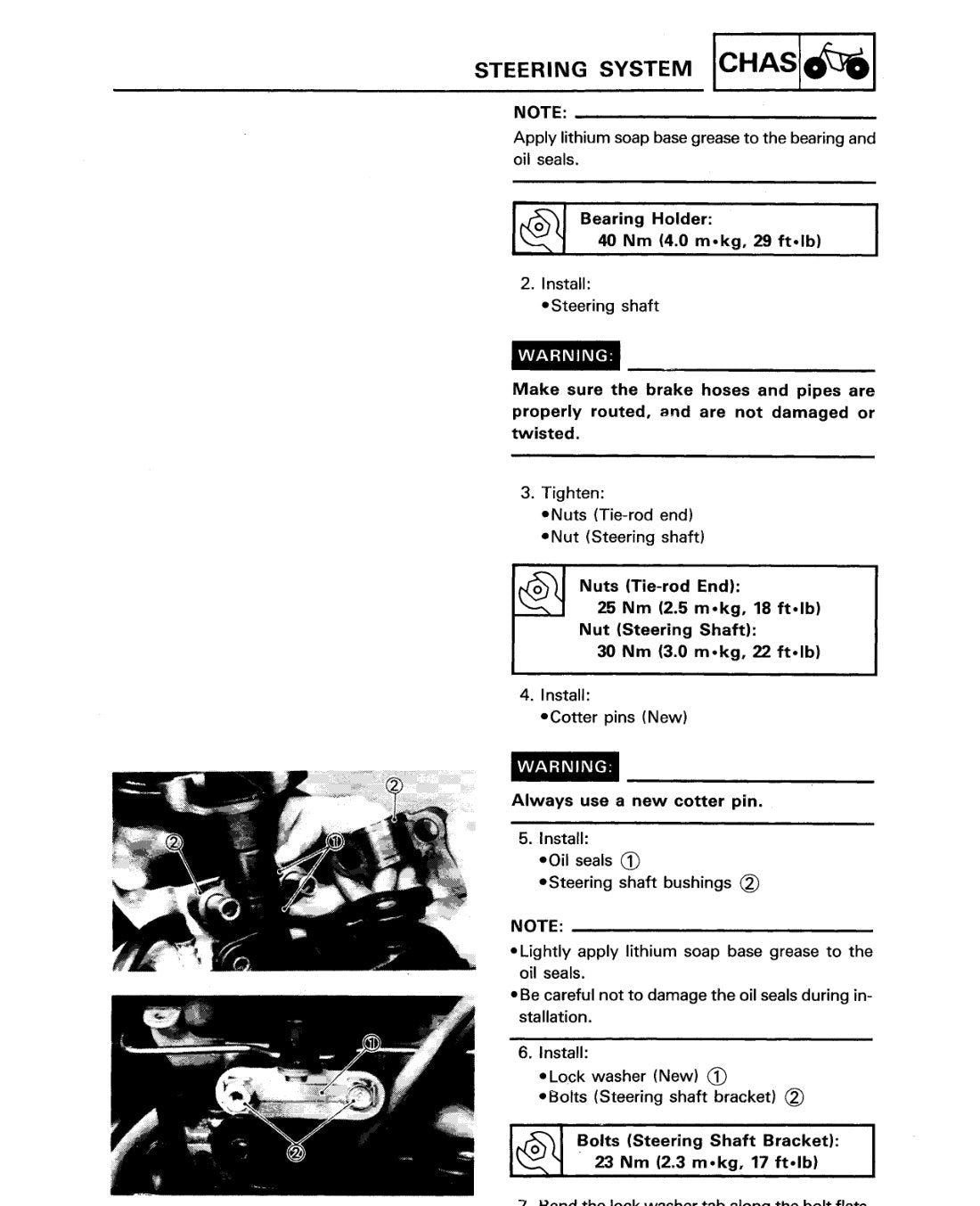 Yamaha Banshee YFZ350 service manual - page 215