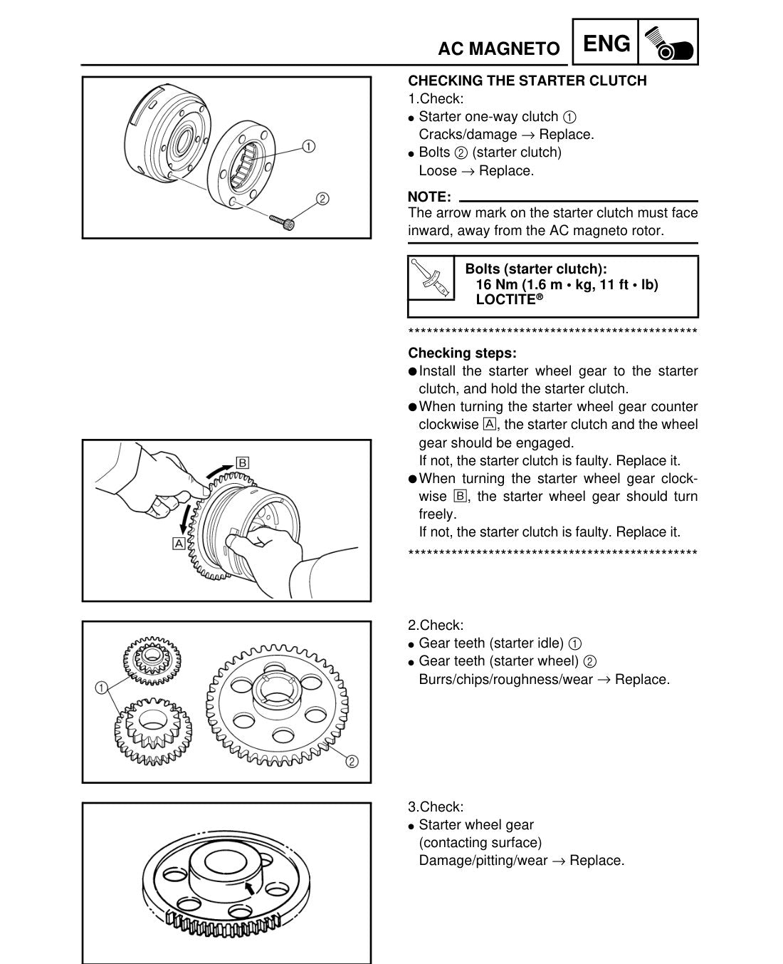 Yamaha Raptor 660 YFM660R 2001 service manual - page 221