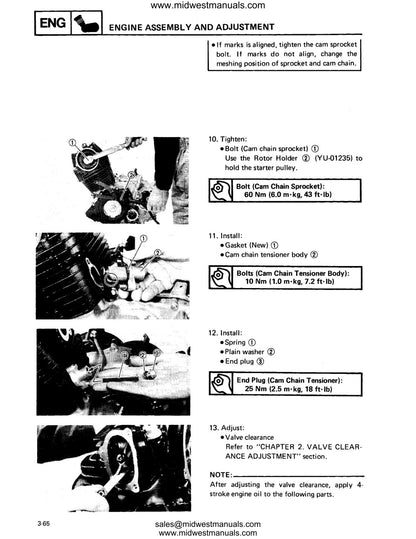 Yamaha Big Bear 350 YFM350FW service manual - page 226